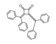 3,4-dibenzhydrylidenecyclobutane-1,2-dione结构式