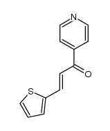 1-(4-pyridyl)-3-(2-thienyl)-2-propen-1-one Structure