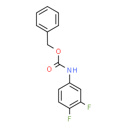 benzyl 3,4-difluorophenylcarbamate结构式