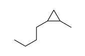 1-butyl-2-methylcyclopropane Structure