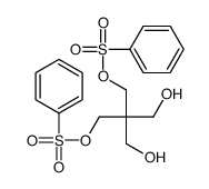 [2-(benzenesulfonyloxymethyl)-3-hydroxy-2-(hydroxymethyl)propyl] benzenesulfonate结构式