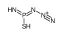 amino-azido-sulfanylidenephosphanium Structure