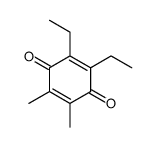 2,3-diethyl-5,6-dimethylcyclohexa-2,5-diene-1,4-dione Structure