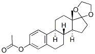 3-(Acetyloxy)estra-1,3,5(10)-trien-17-one ethylene acetal structure