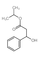 Benzenepropanoic acid, b-hydroxy-, 1-methylethyl ester structure