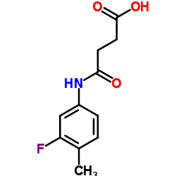 4-(3-FLUORO-4-METHYLANILINO)-4-OXOBUTANOIC ACID图片