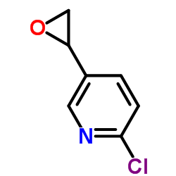 2-chloro-5-(oxiran-2-yl)pyridine结构式