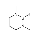 2-iodo-1,3-dimethyl-1,3-diaza-2-borinane结构式