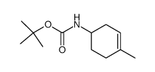 Carbamic acid, (4-methyl-3-cyclohexen-1-yl)-, 1,1-dimethylethyl ester (9CI)结构式