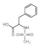 2-(methanesulfonamido)-3-phenylpropanoic acid结构式