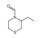 4-Thiomorpholinecarboxaldehyde, 3-ethyl- (8CI,9CI) Structure