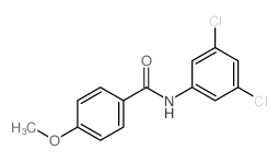 N-(3,5-Dichlorophenyl)-4-methoxybenzamide结构式