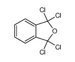 1,1,3,3-tetrachloro-1,3-dihydroisobenzofuran结构式