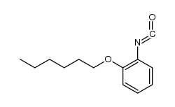 2-n-Hexyloxyphenylisocyanat Structure