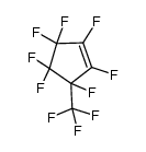 Perfluoro-2-methyl-1-cyclopentene结构式