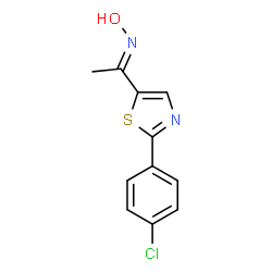 1-[2-(4-CHLOROPHENYL)-1,3-THIAZOL-5-YL]-1-ETHANONE OXIME picture