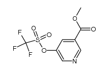 methyl 5-triflatonicotinate结构式