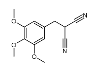 2-cyano-(3,4,5-trimethoxy)hydrocinnamonirile Structure