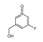 3-Pyridinemethanol, 5-fluoro-, 1-oxide (9CI) structure