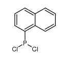 dichloro(naphthalen-1-yl)phosphane Structure