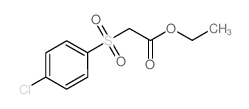 ETHYL 2-[(4-CHLOROPHENYL)SULPHONYL]ACETATE structure