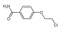 2-(4-carbamoylphenoxy)-ethyl chloride结构式