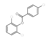 (2,6-dichlorophenyl) 4-chlorobenzoate结构式