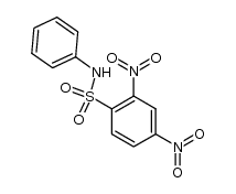 N-phenyl-2,4-dinitro-benzenesulfonamide结构式