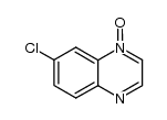 6-chloro-quinoxaline 4-oxide Structure