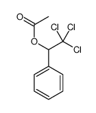 (2,2,2-trichloro-1-phenylethyl) acetate结构式