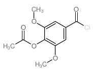 Benzoyl chloride,4-(acetyloxy)-3,5-dimethoxy- picture