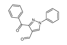 3-benzoyl-1-phenylpyrazole-4-carbaldehyde结构式