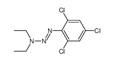 3,3-diethyl-1-(2,4,6-trichlorophenyl)triaz-1-ene Structure