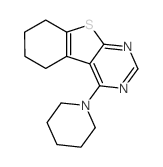 4-piperidin-1-yl-5,6,7,8-tetrahydro-[1]benzothiolo[2,3-d]pyrimidine Structure