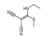 2-[ethylamino(methylsulfanyl)methylidene]propanedinitrile结构式