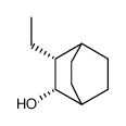 cis-2-Hydroxy-3-ethyl-bicyclo[2.2.2]octan Structure