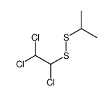 Isopropyl(1,2,2-trichloroethyl) persulfide结构式