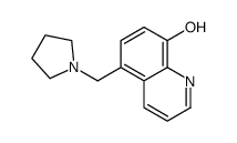 5-(pyrrolidin-1-ylmethyl)quinolin-8-ol Structure