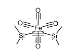 (η2-bis(trimethylsilyl)acetylene)tetracarbonyliron结构式