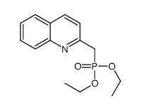 2-(diethoxyphosphorylmethyl)quinoline结构式