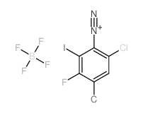 tetrafluoro-l4-borane, 6-chloro-3-fluoro-2-iodo-4-methylbenzenediazonium salt结构式