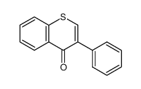 3-phenyl-thiochromen-4-one Structure