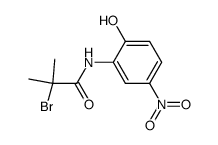 2-bromo-N-(2-hydroxy-5-nitrophenyl)-2-methylpropanamide Structure