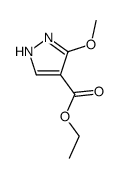 ethyl 3-methoxy-1H-pyrazole-4-carboxylate Structure