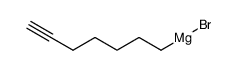 heptynylmagnesium bromide Structure