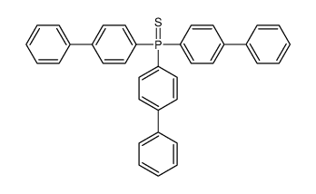 tris(4-phenylphenyl)-sulfanylidene-λ5-phosphane结构式