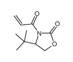 (4S)-4-tert-butyl-3-prop-2-enoyl-1,3-oxazolidin-2-one Structure