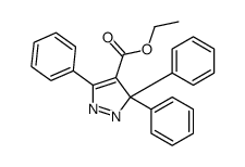 ethyl 3,3,5-triphenylpyrazole-4-carboxylate结构式