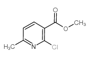 Methyl 2-chloro-6-methylnicotinate structure