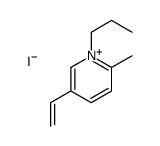 5-ethenyl-2-methyl-1-propylpyridin-1-ium,iodide结构式